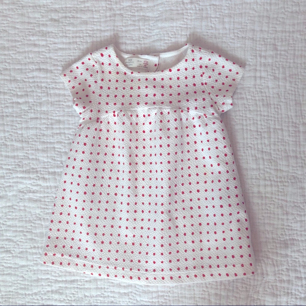 Zara BabyGirl polka dot dress